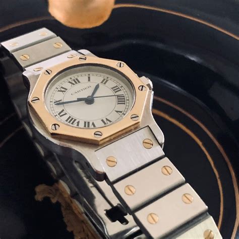 cartier santos octagon replica watch|cartier santos octagon price.